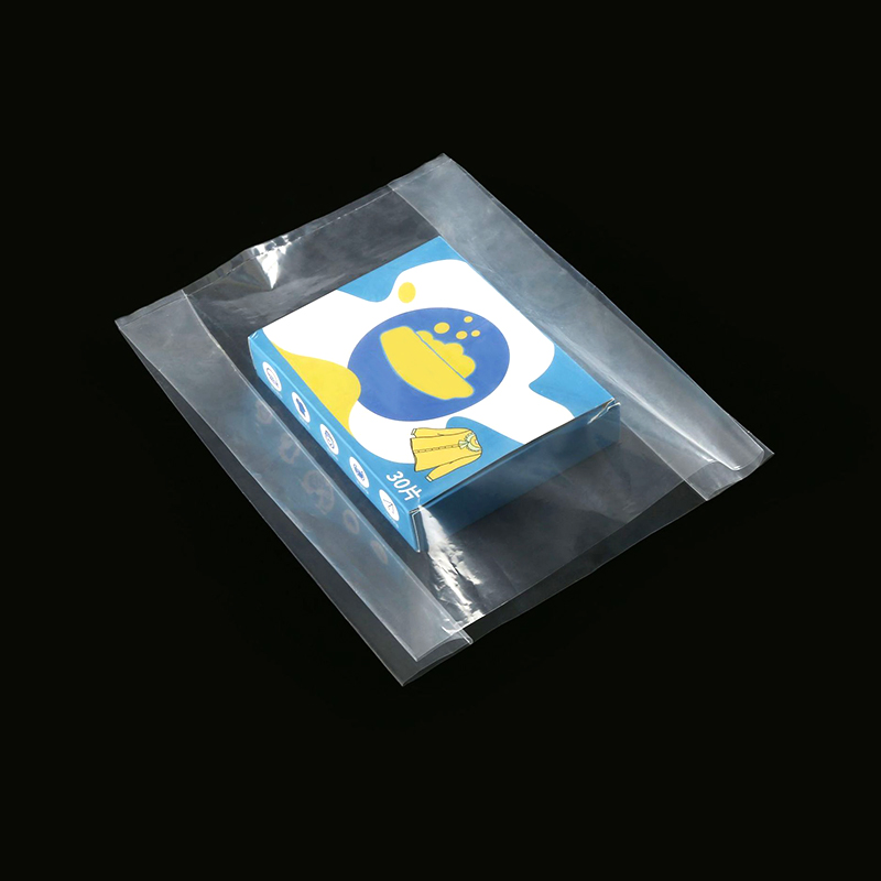Transparent Folded Sides PE Bag