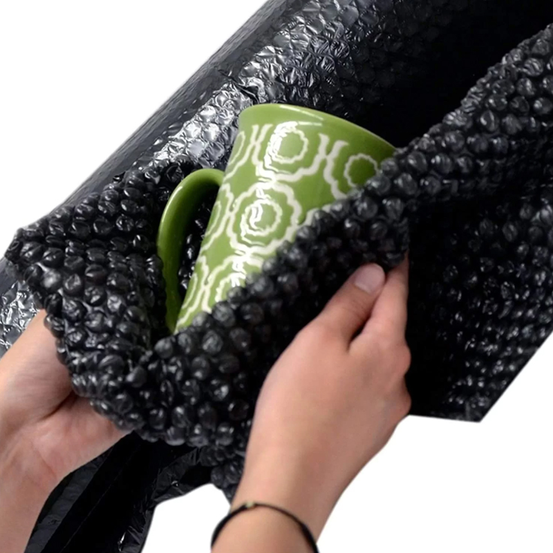 Black Bubble Wrap with Privacy