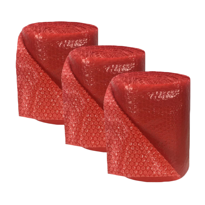 Red Bubble Wrap Provides Anti-Static Protection
