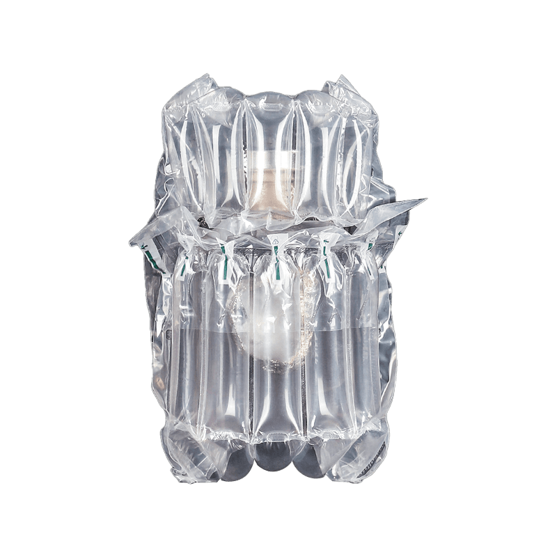 Why are air column bags the first choice for transporting delicate products?
